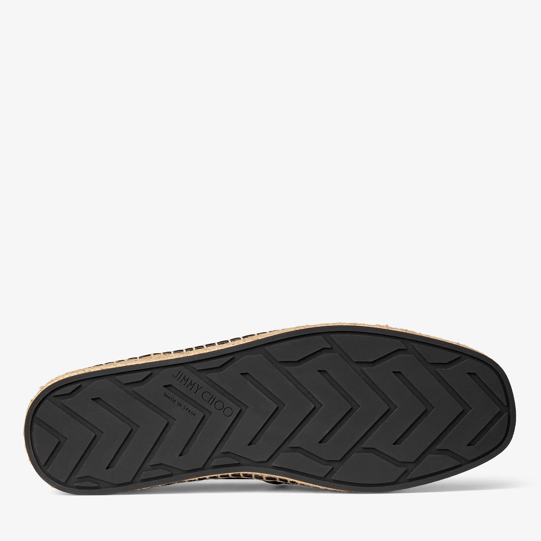 Egon
Black and White Nylon Espadrilles with Distorted Jimmy Choo Print - 5