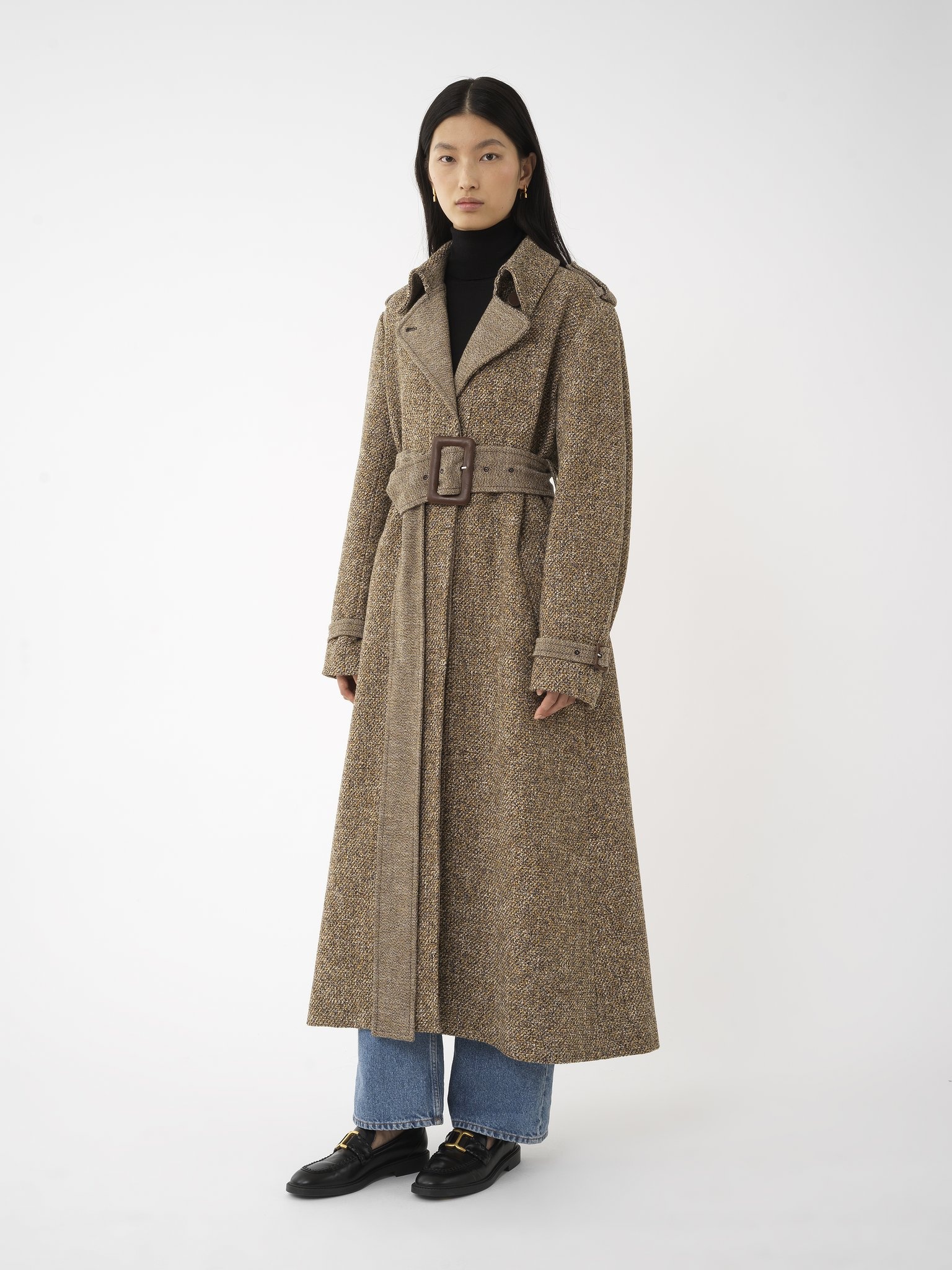 BELTED TRENCH COAT - 3