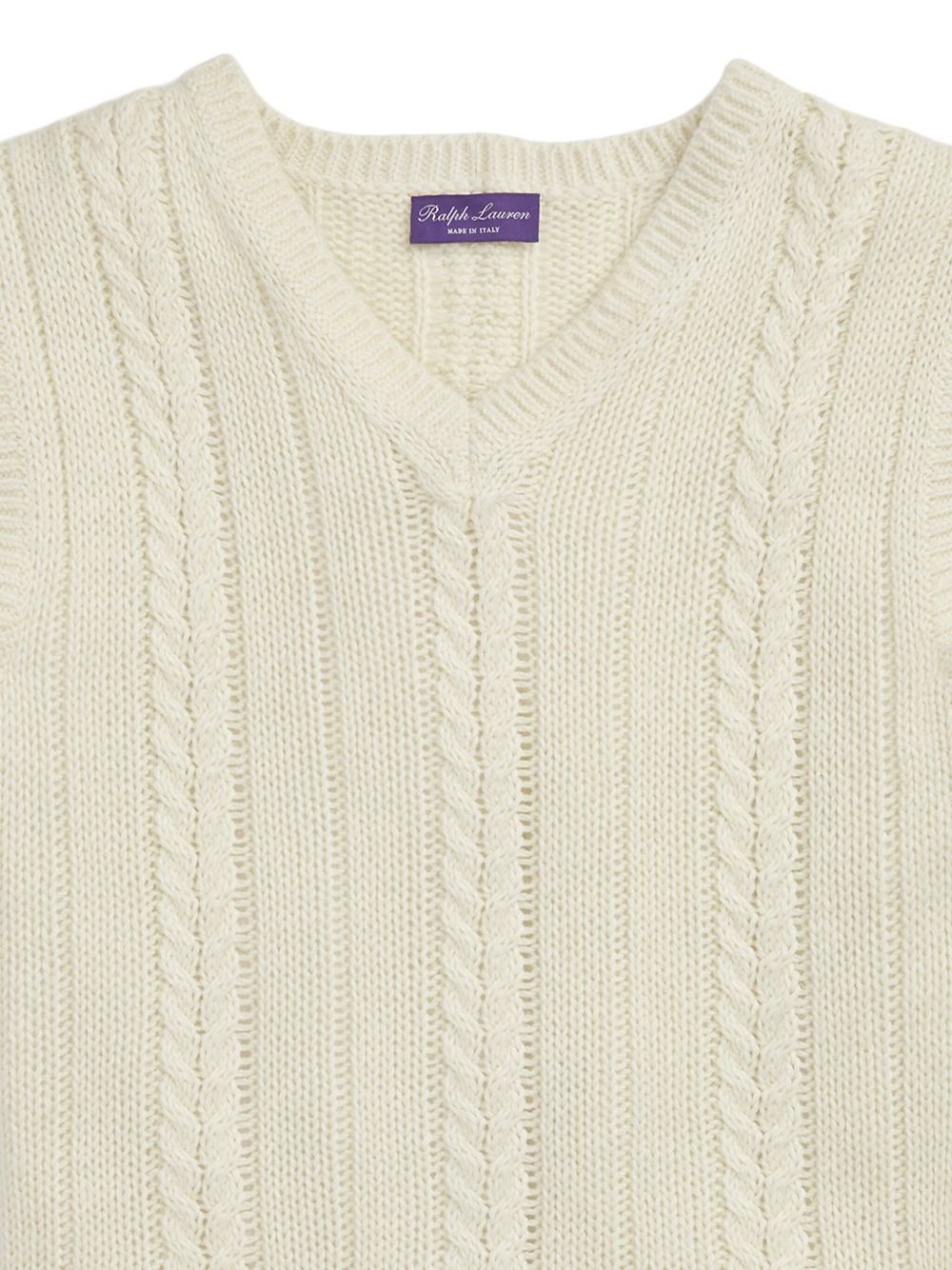 cable-knit vest - 2