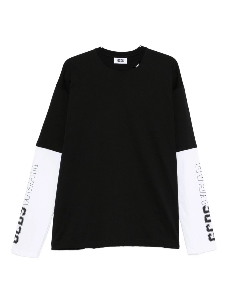Gcds Long-sleeve Logo-detail T-shirt 1