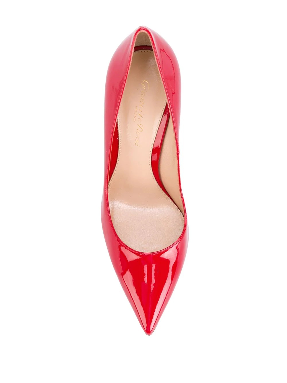 varnished 85mm stiletto pumps - 4