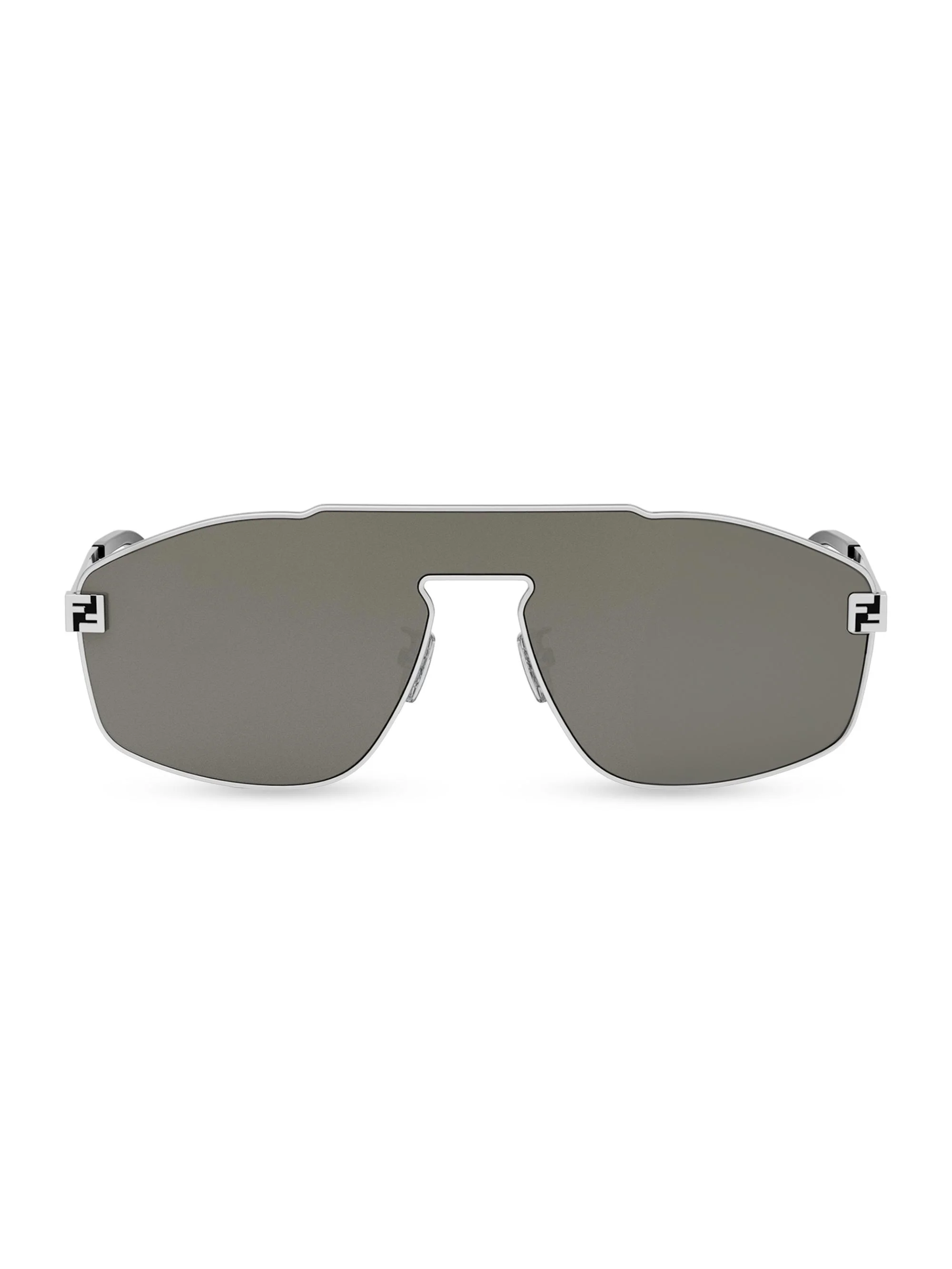 Men Sky Mask Sunglasses - Palladium Grey Mirror - 1