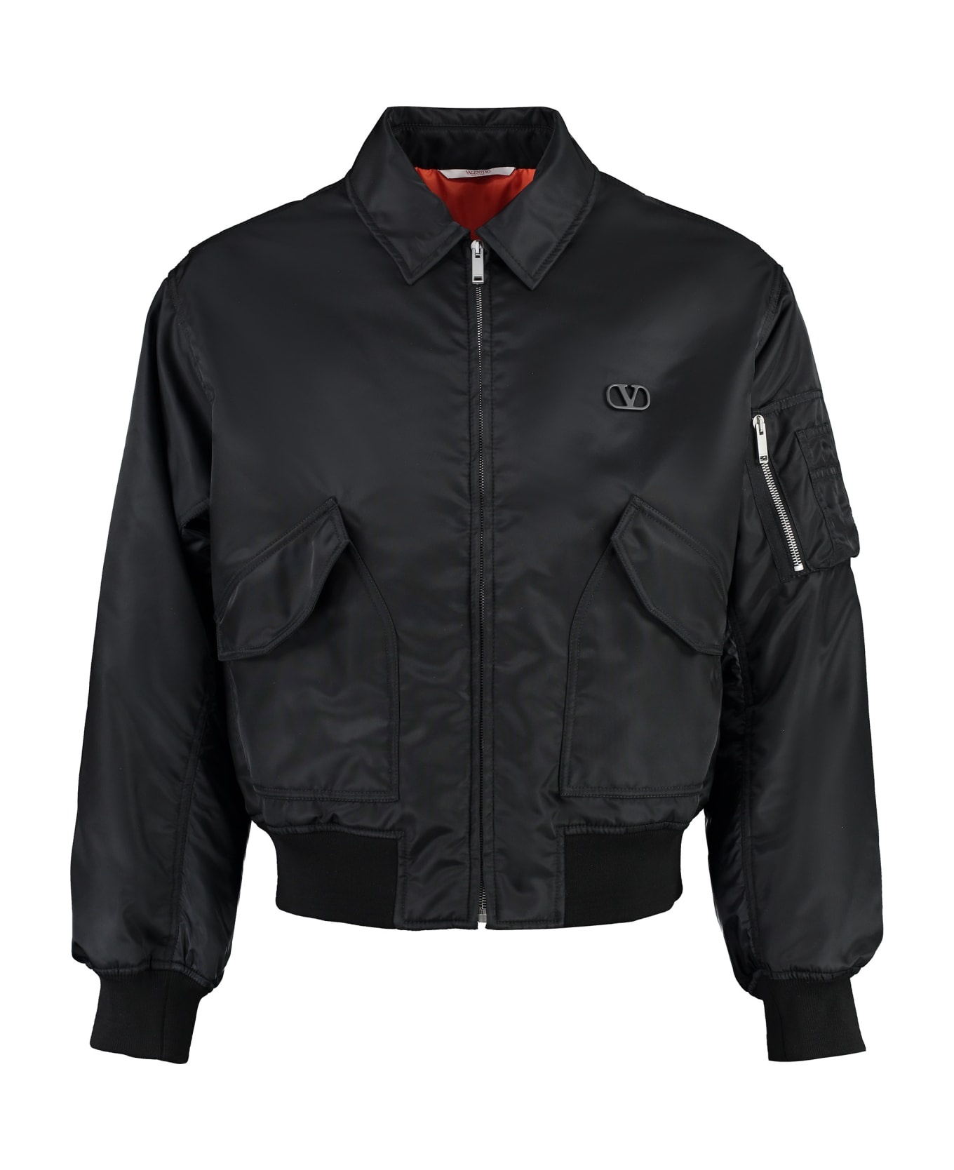 Nylon Bomber Jacket - 1