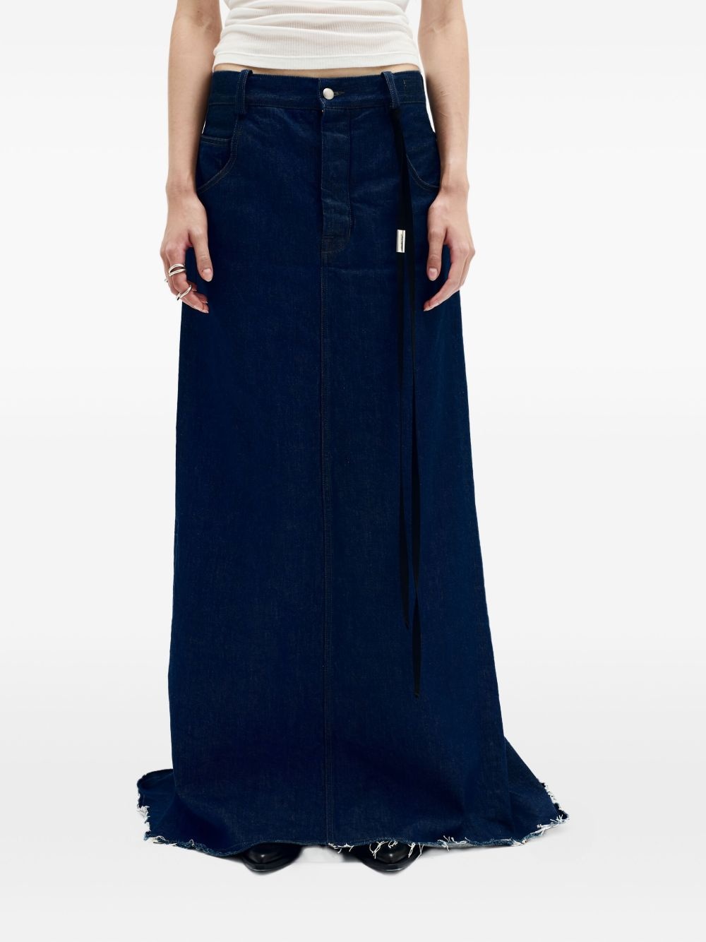 Goele denim maxi skirt - 2