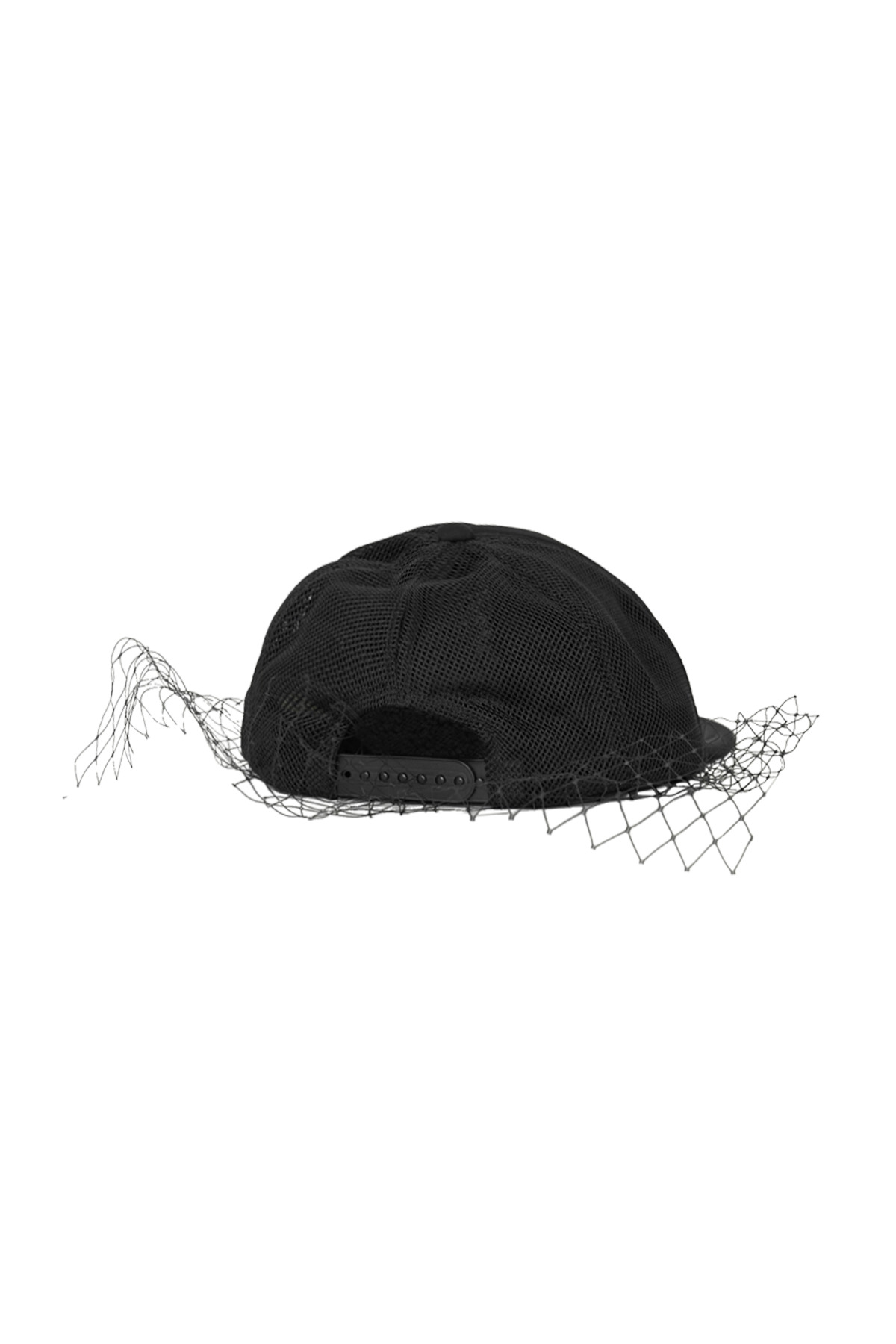 Undercover Cap With Detachable Net Black - 3