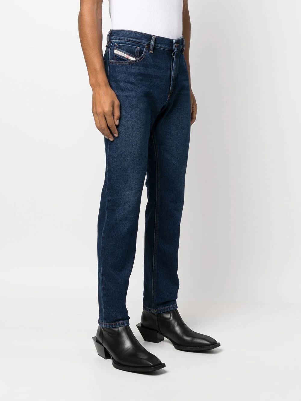 mid-rise slim-fit jeans - 3