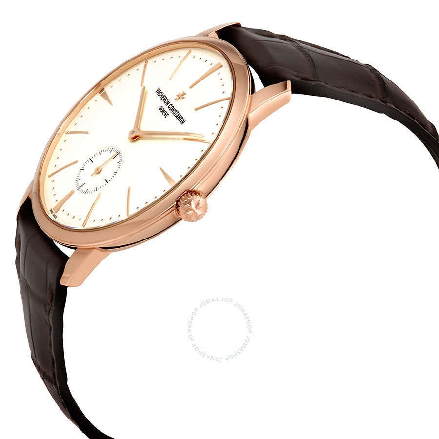 Vacheron Constantin Silver Dial 18kt Rose Gold Men's Watch 1110U/000R-B085 - 2