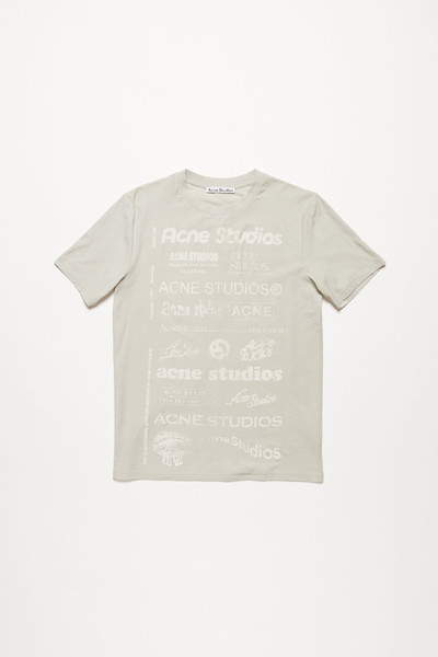 Acne Studios Logo t-shirt - Relaxed fit - Herb green outlook