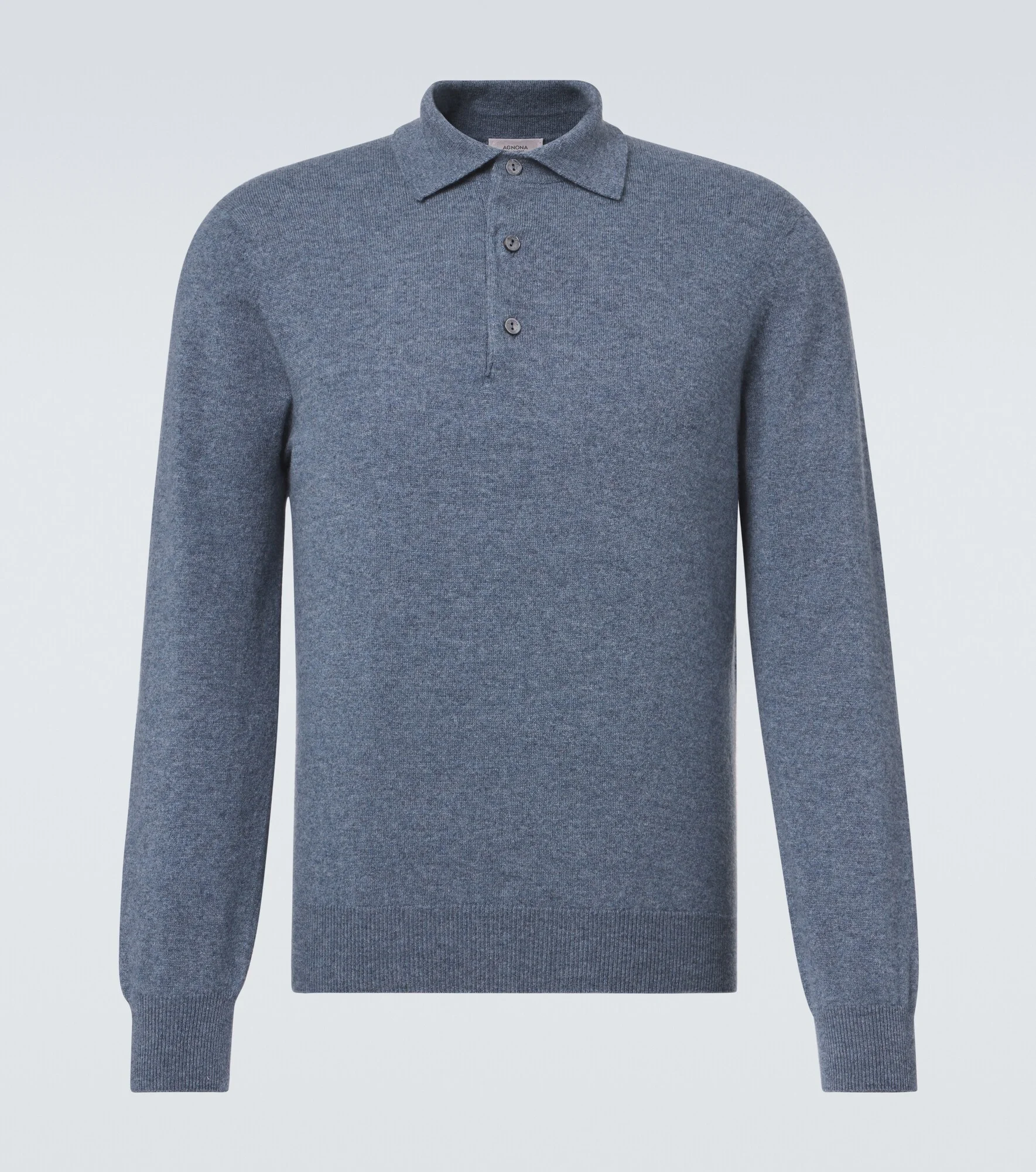 Cashmere polo sweater - 1