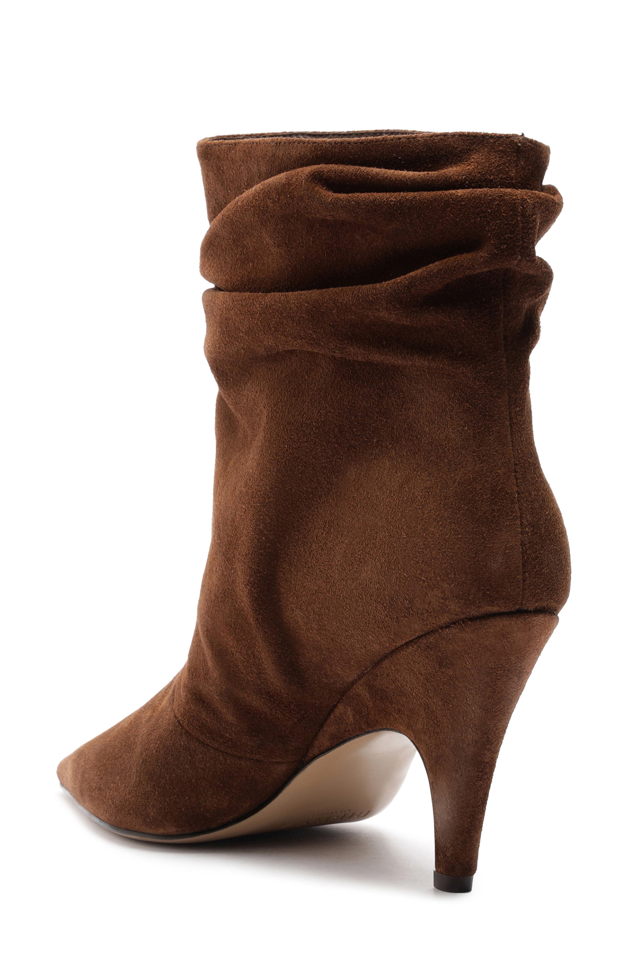 Alexandre Birman Tati Pointed Toe Slouch Bootie in Rich Brown at Nordstrom - 2