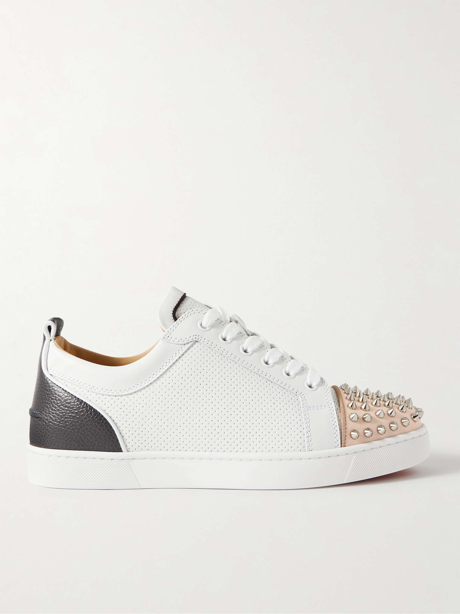 Louis Junior Spikes Cap-Toe Suede Sneakers - 1