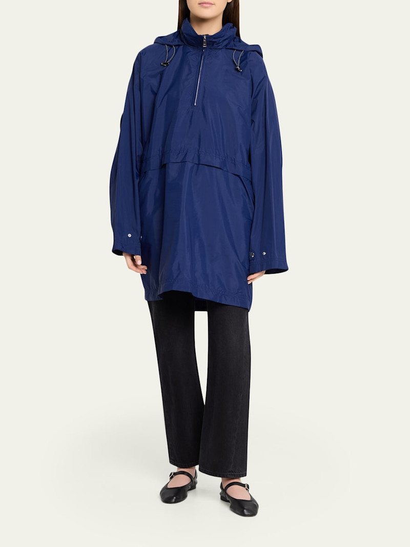 Plan C Oversized Nylon Anorak Jacket outlook