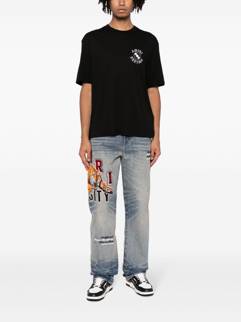 Varsity Tiger straight-leg jeans - 2