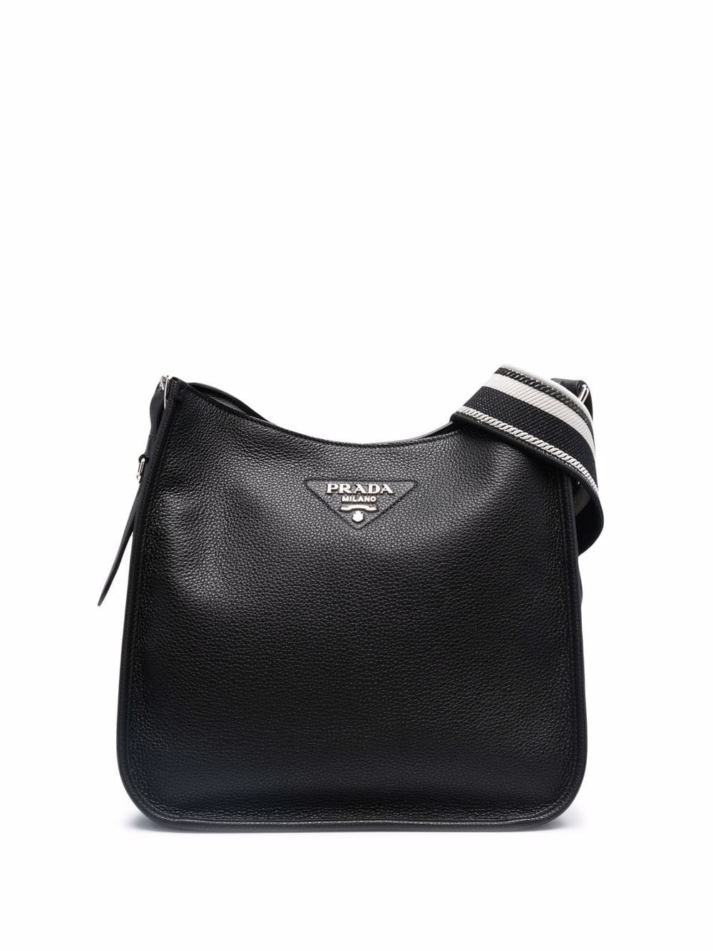 logo plaque shoulder bag - 1