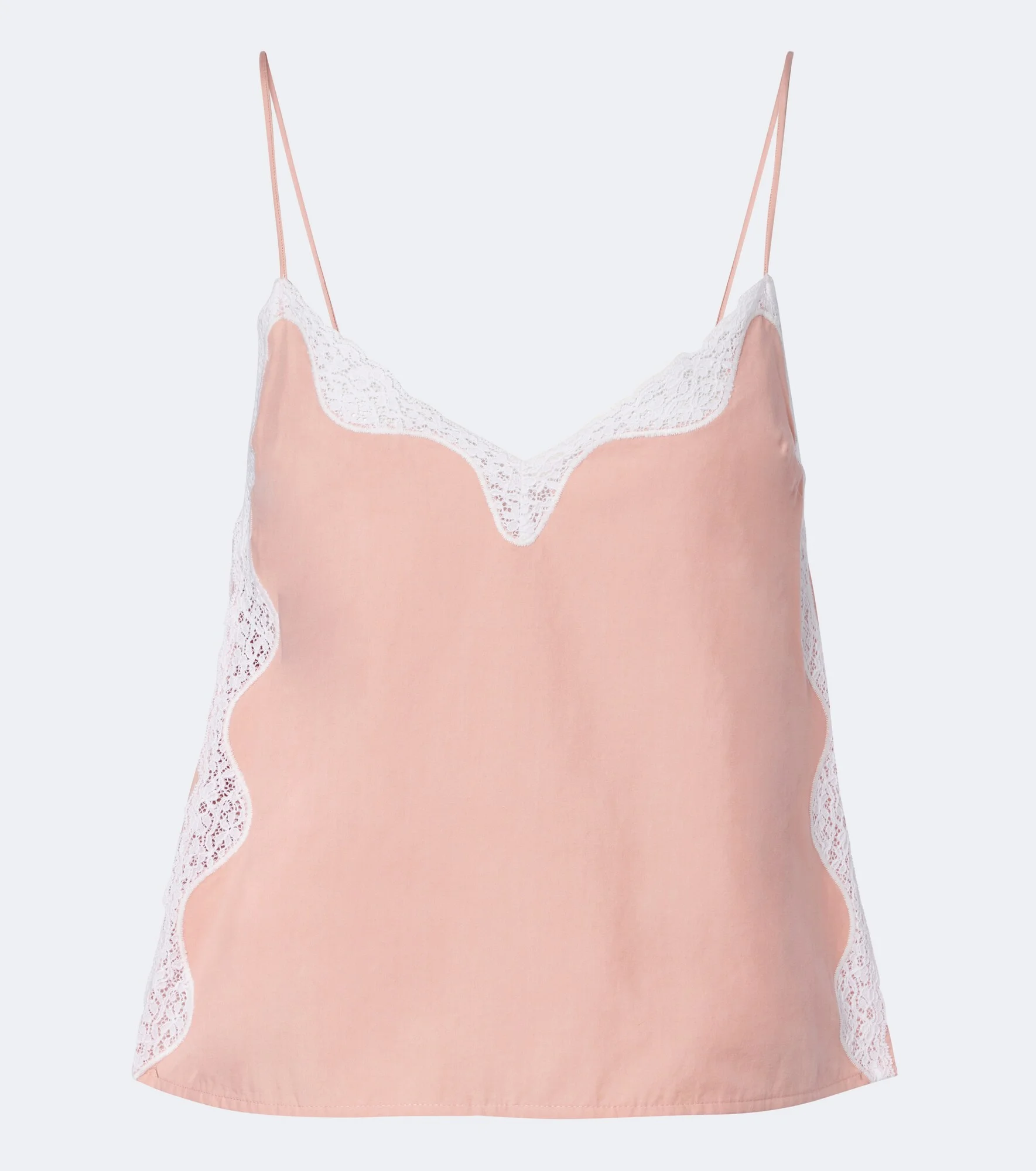 Tabitha lace-trimmed top - 1