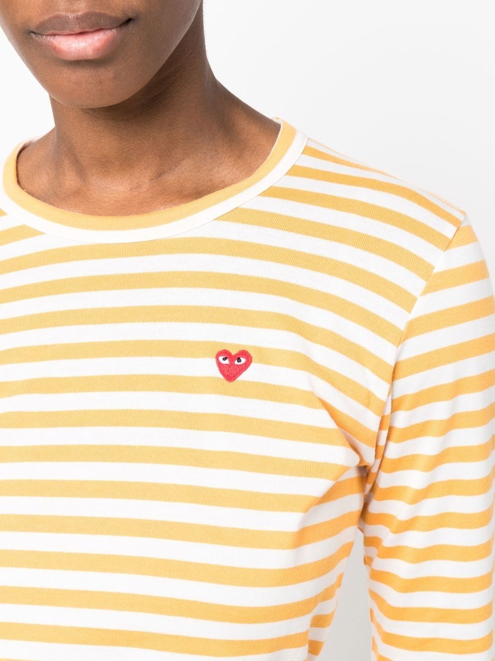 striped long-sleeve T-shirt - 5