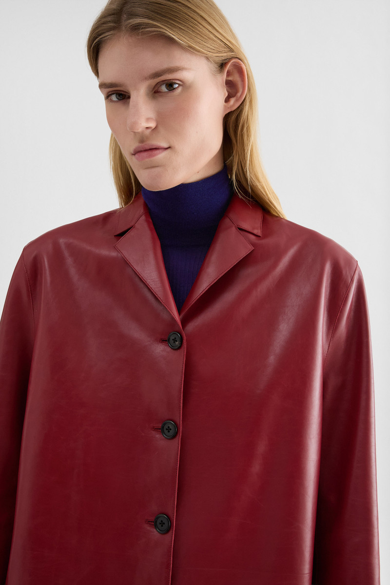 Leather Deconstructed Jacket 4