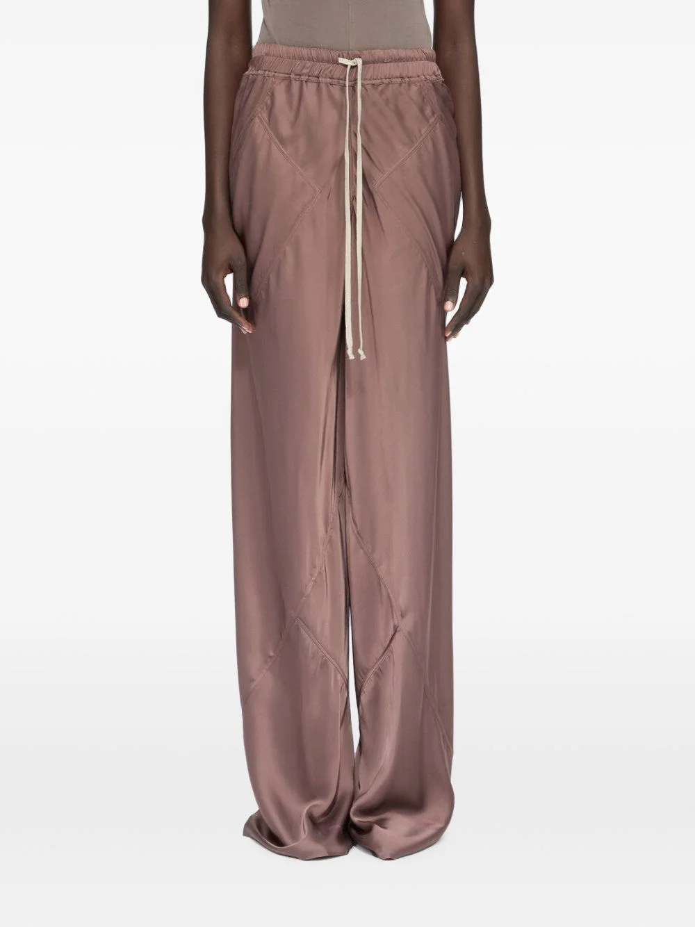 drawstring panelled trousers - 1