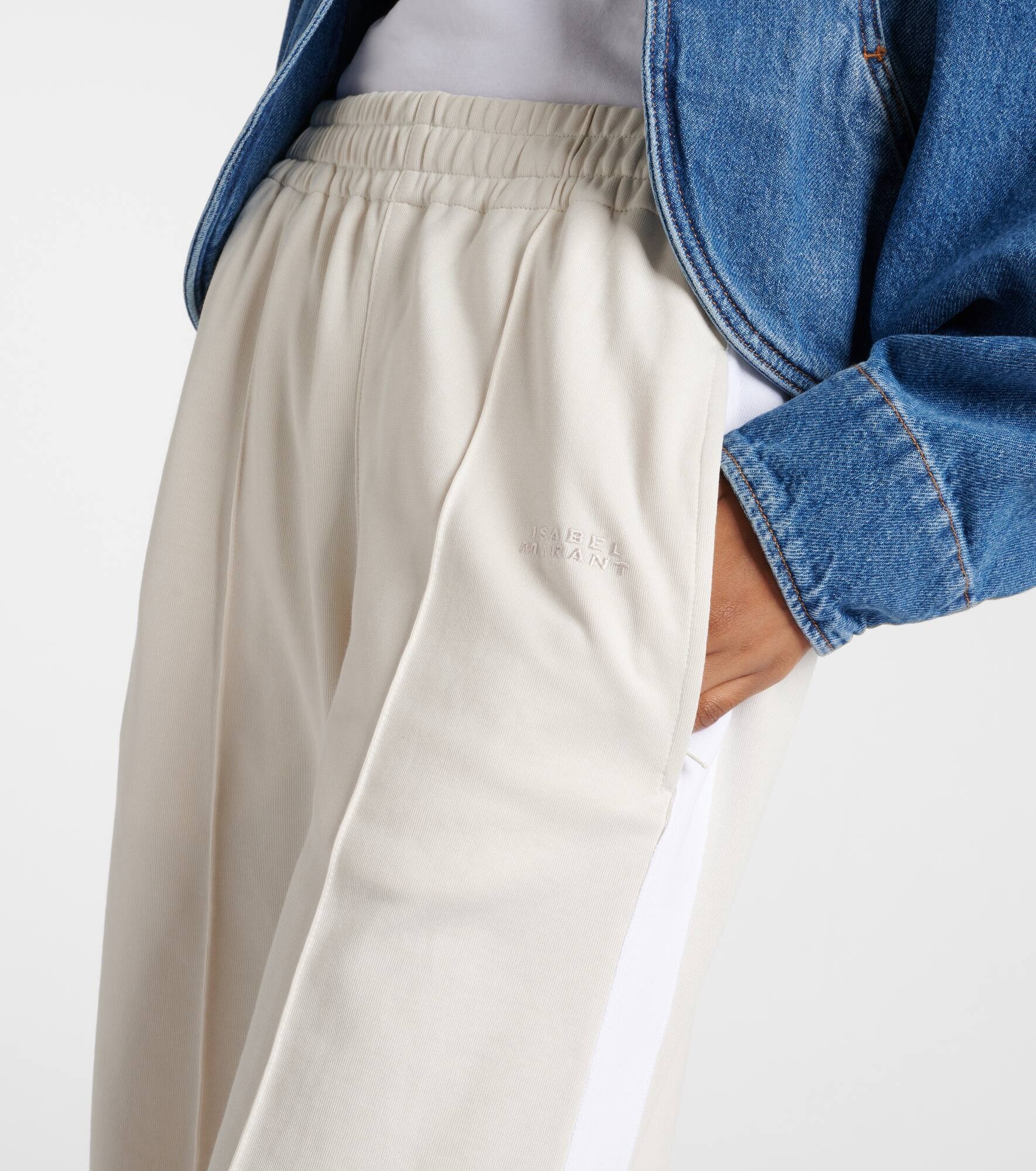 Roldy cotton-blend jersey sweatpants - 4