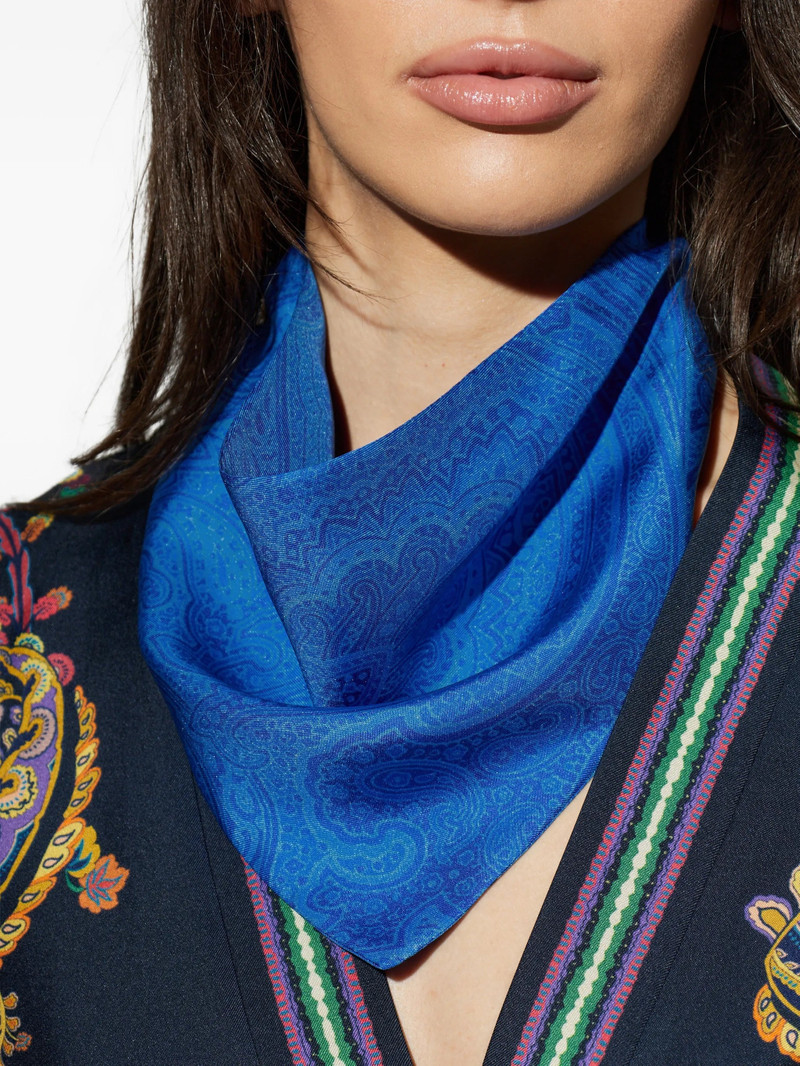 Etro Paisley Button Scarf 4