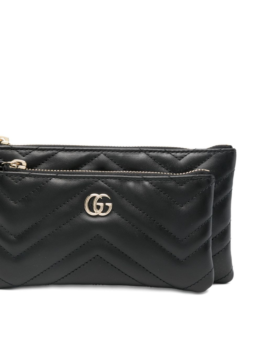 quilted chain clutch bag - 4