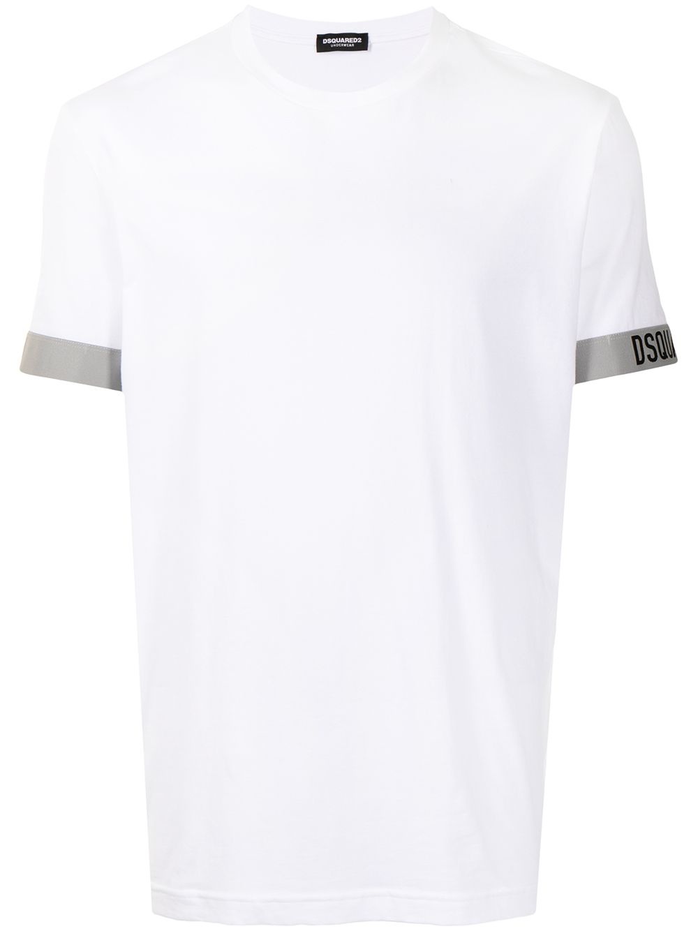 ICON cuff crew-neck T-shirt - 1