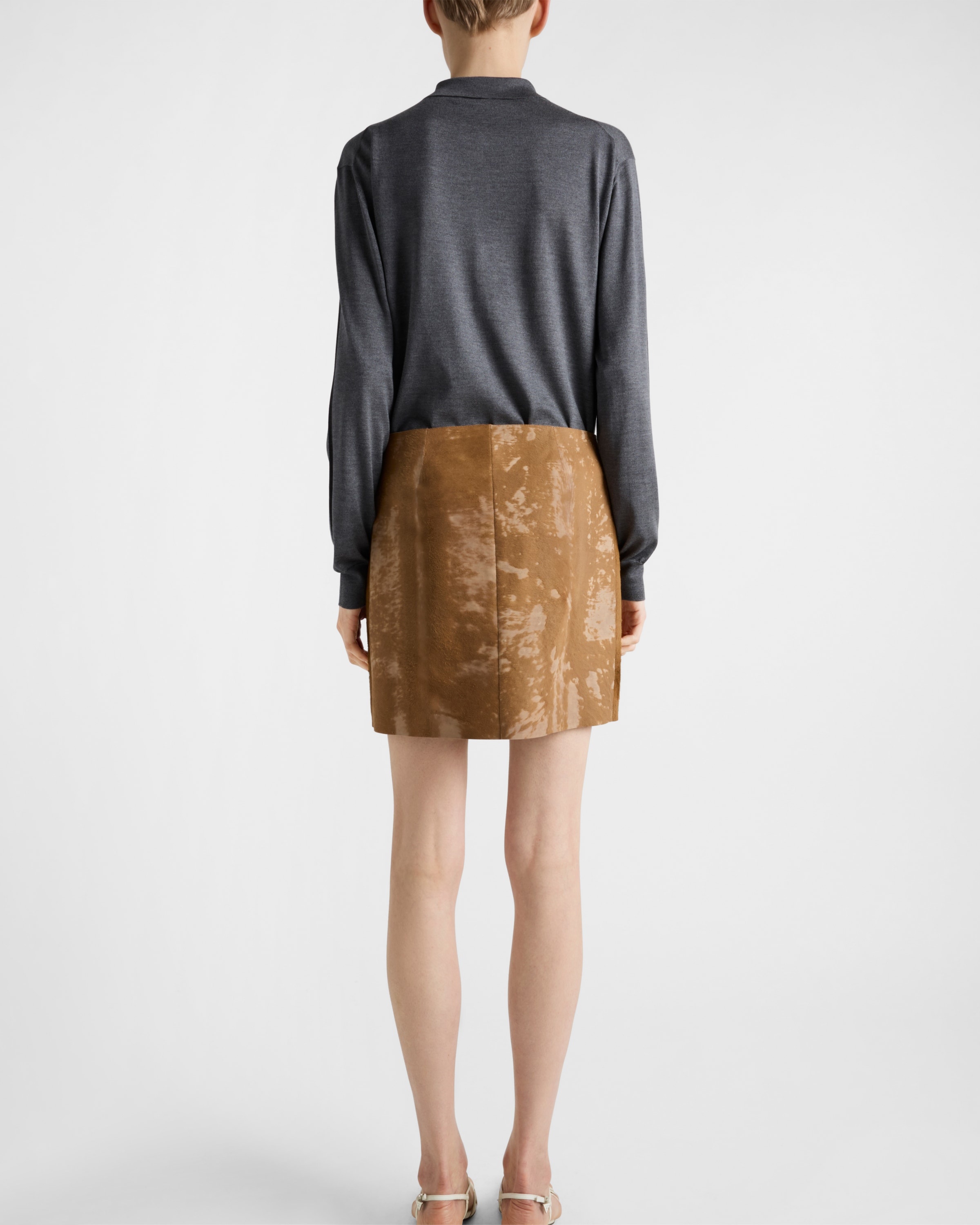 Leather miniskirt - 5