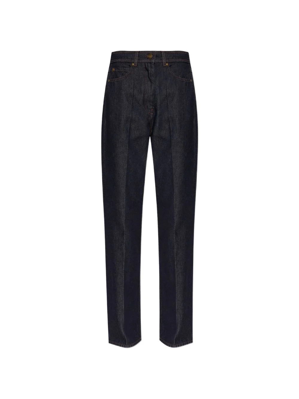 Abbono pressed-crease jeans - 1