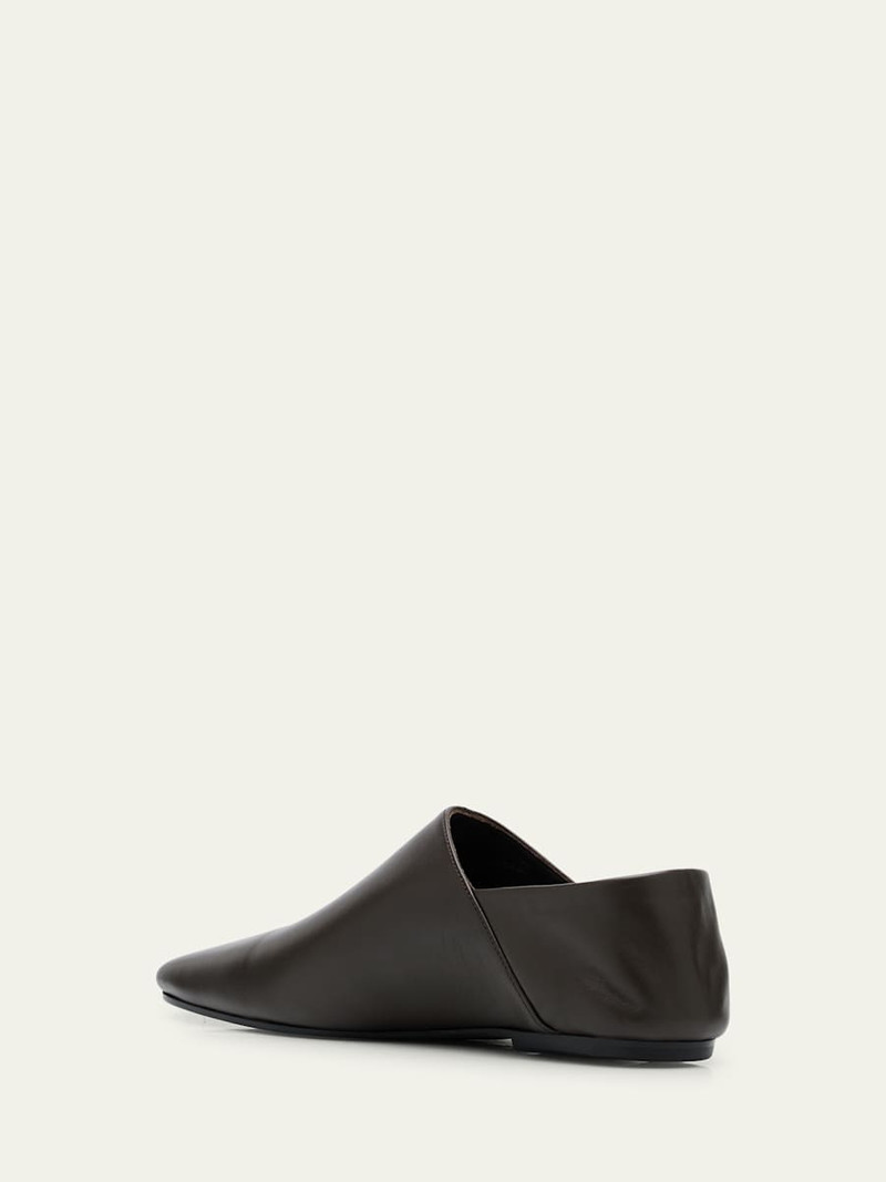 Dries Van Noten Babouche Leather Ballerina Flats outlook