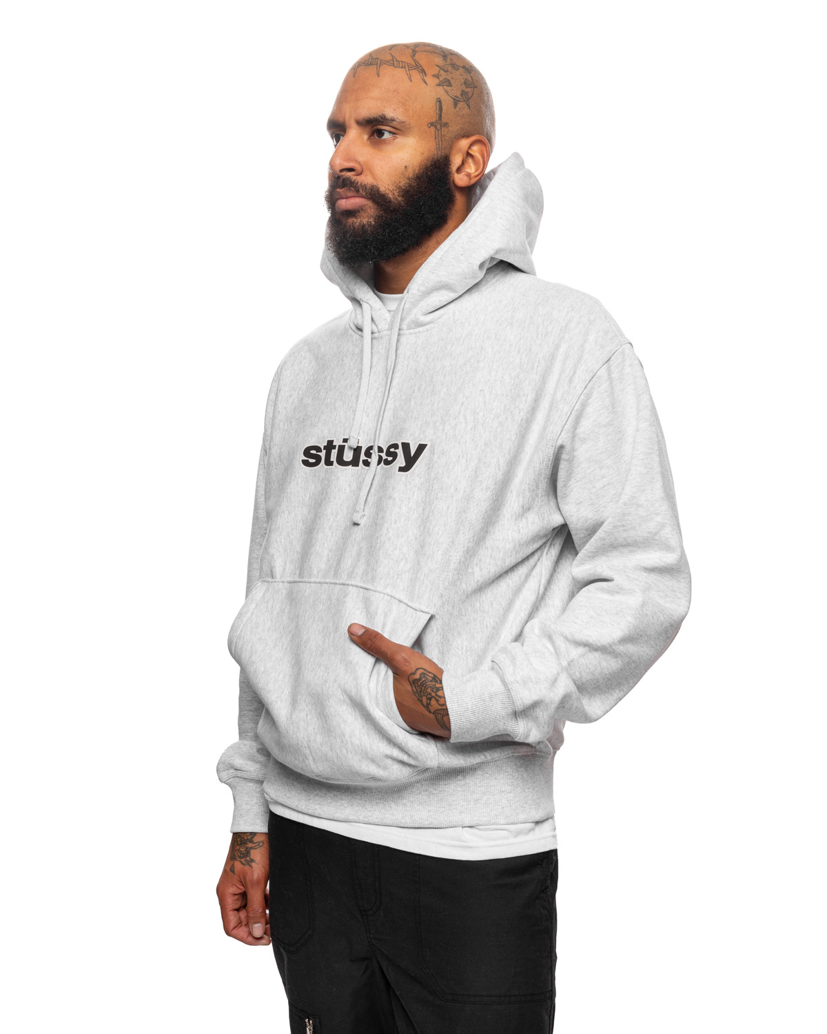★関税込★STUSSY★SS-LINK ZIP HOODIE★ASH HEATHER★ Stüssy: Men's Ss-Link Zip Hood (Ash Heather) | DSMNY E-SHOP