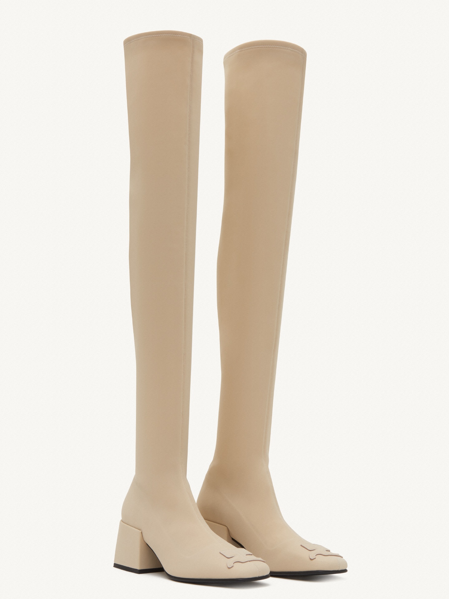 STRETCH JERSEY HIGH BOOTS - 2