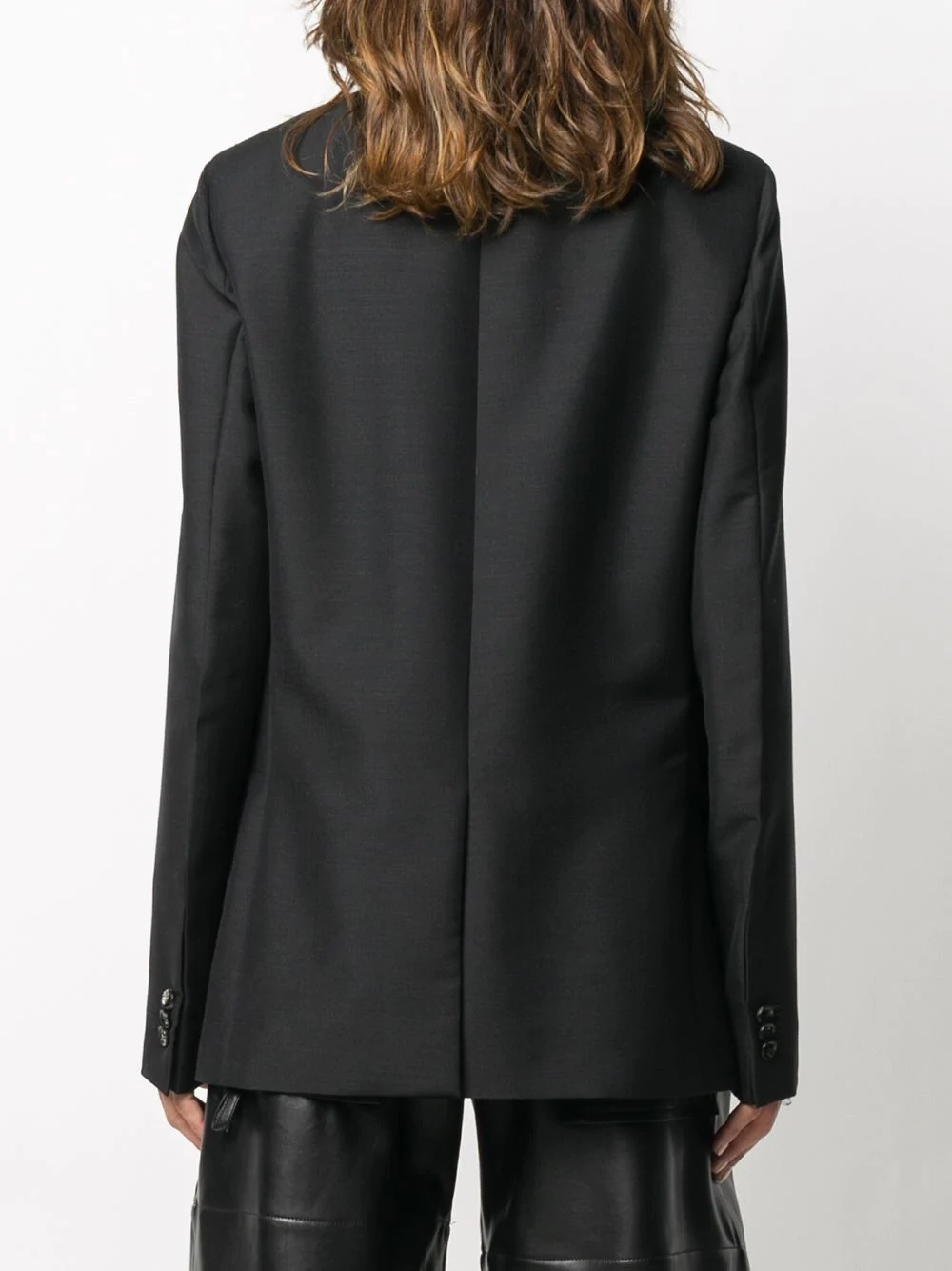 notched lapel blazer - 4