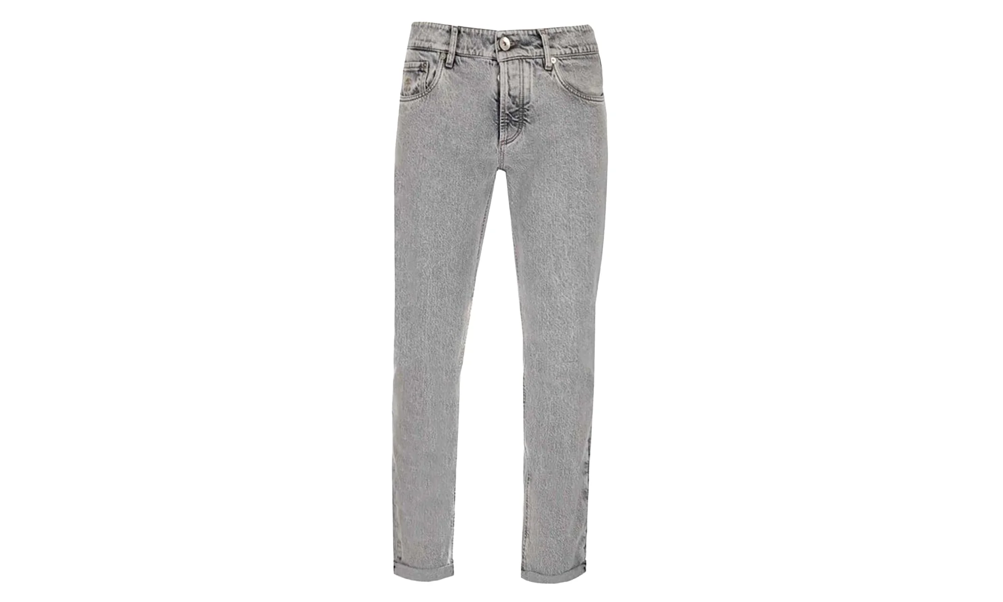 Straight-Leg Denim Jeans "Stonewashed" BRUN134 - 1