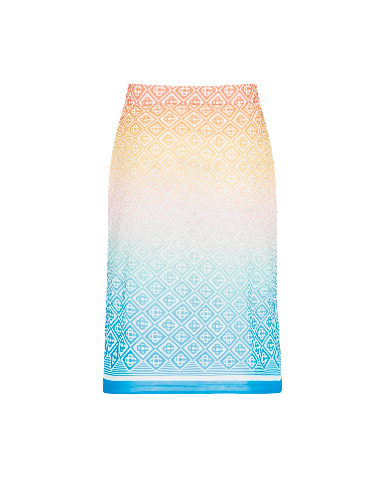 Gradient Monogram Mesh Skirt | Casablanca Paris - 1