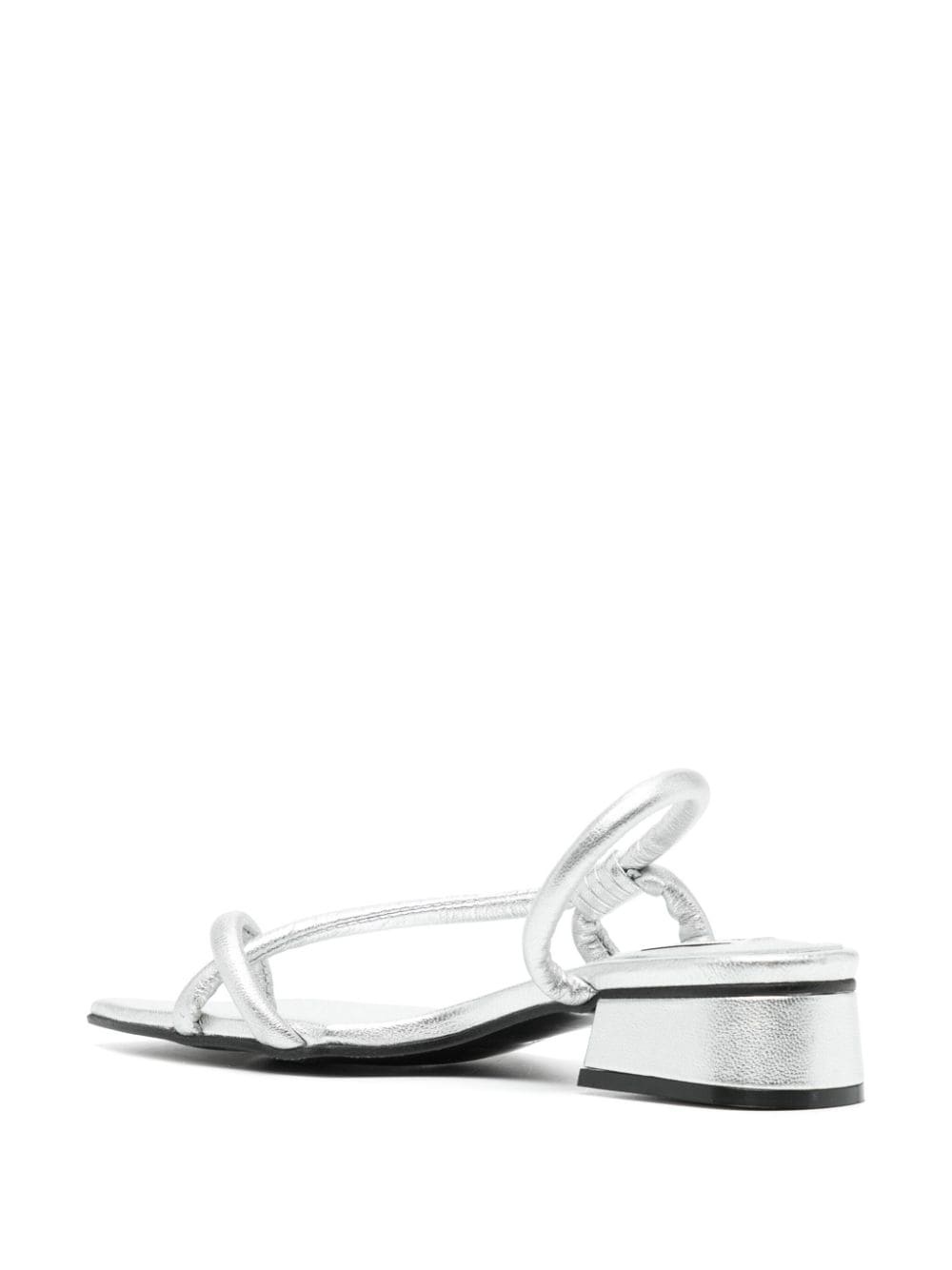 Noodle 40mm leather sandals - 3