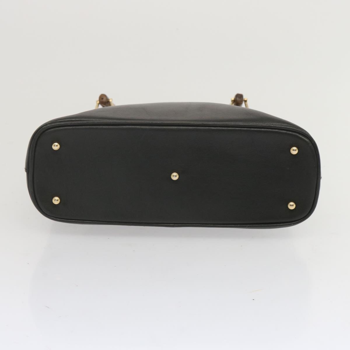 GUCCI Bamboo Hand Bag Leather Black 000 2122 000 2122 - 5