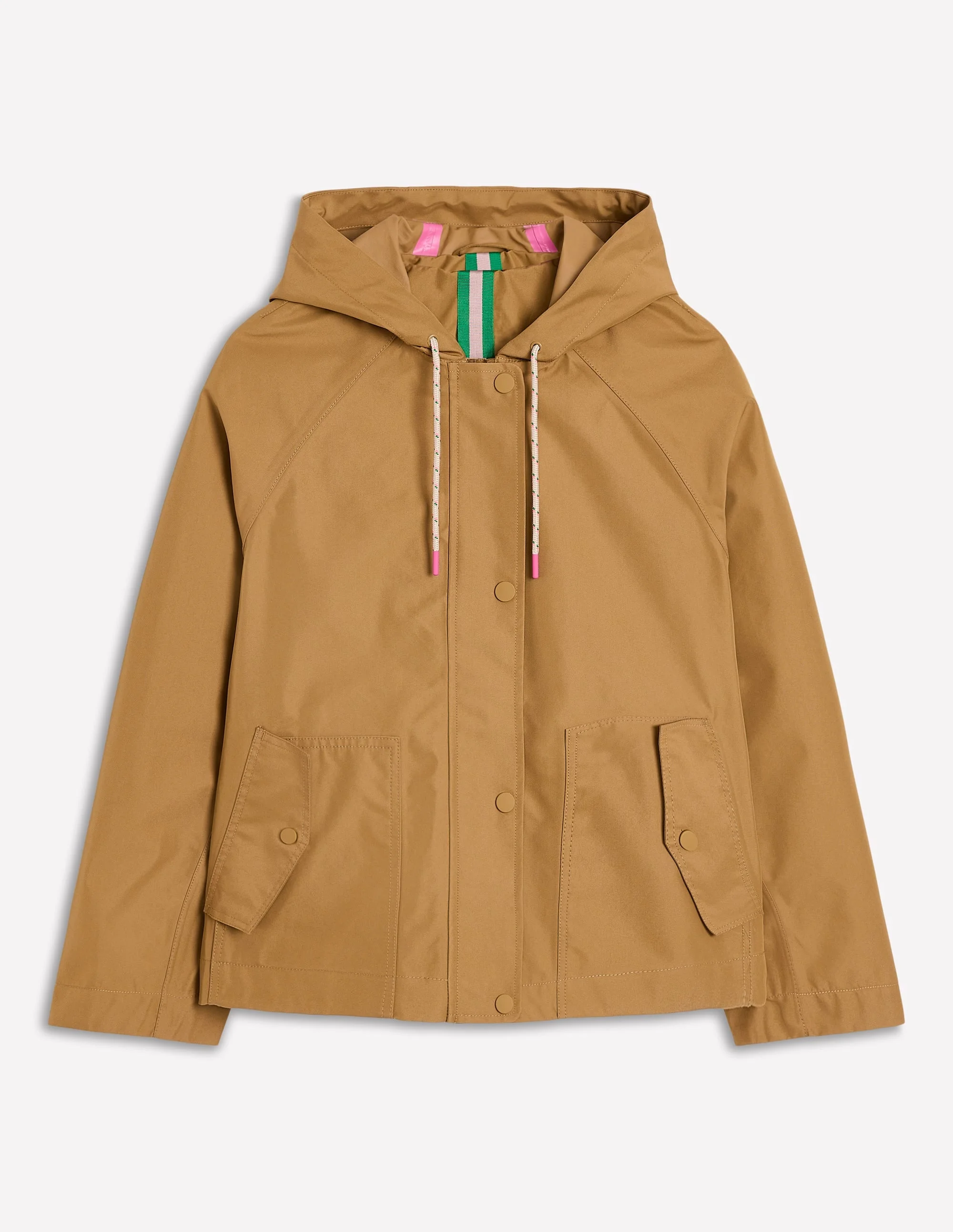 Lightweight Rain Mac-Hazelnut Brown - 1