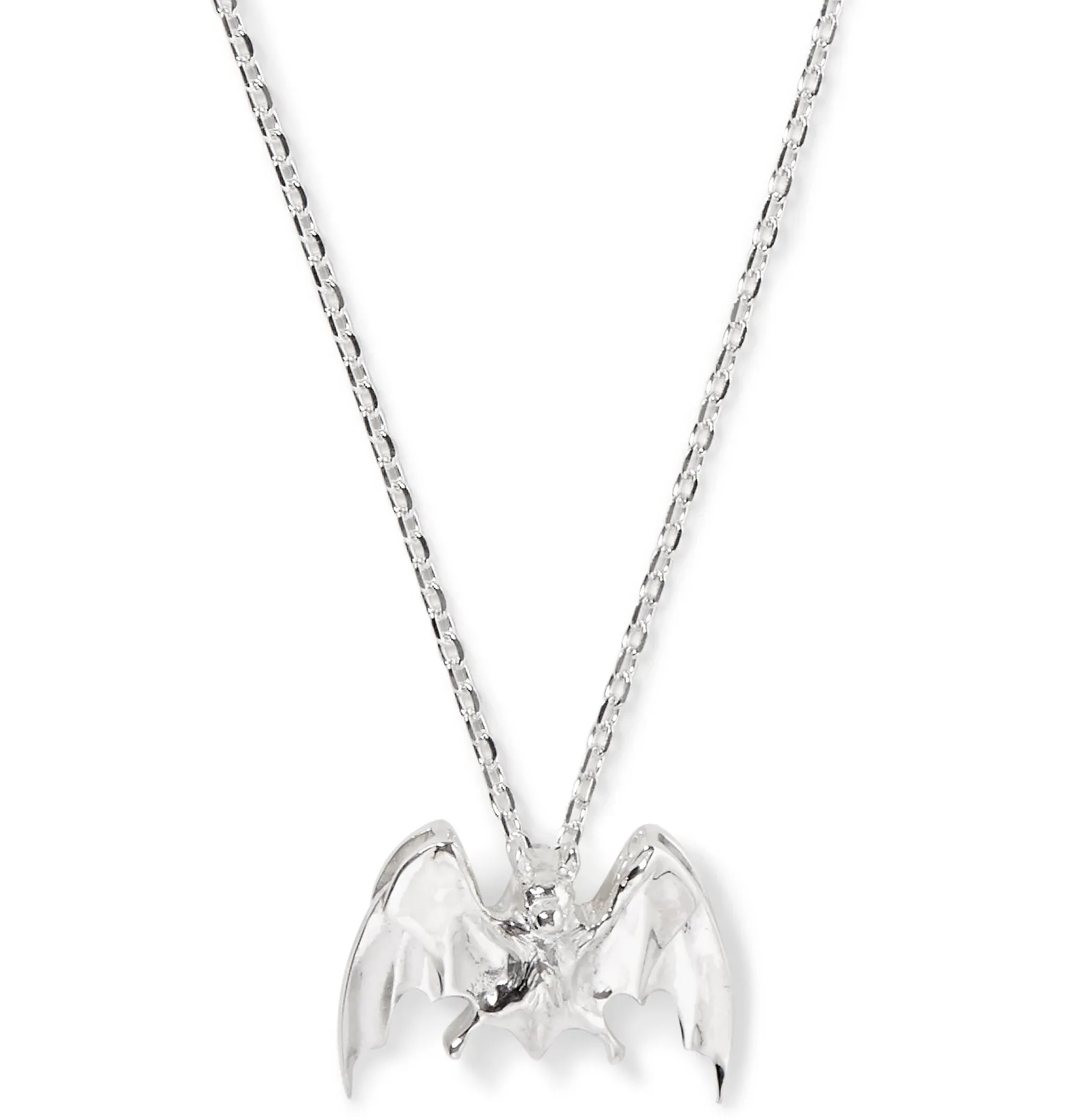 Bat Silver Necklace - 2