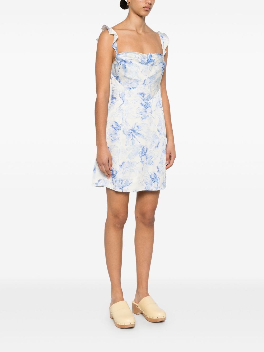 floral mini dress - 3