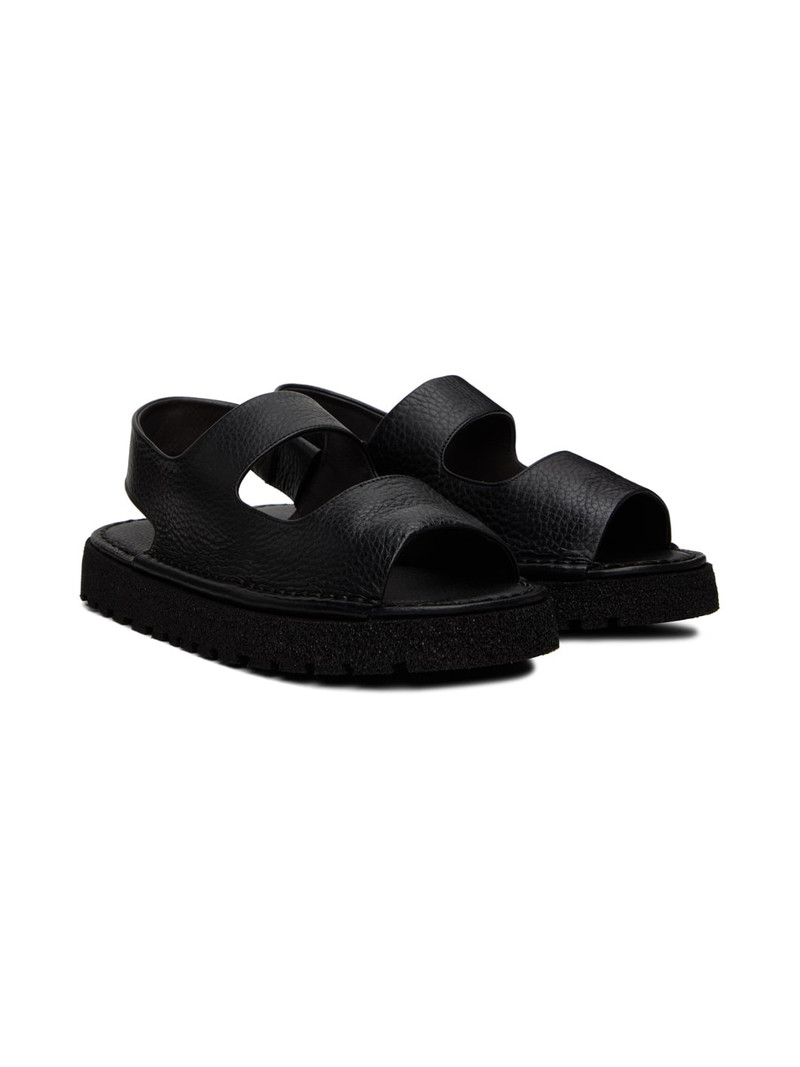 Black Gomme Sanpomice Sandals 4