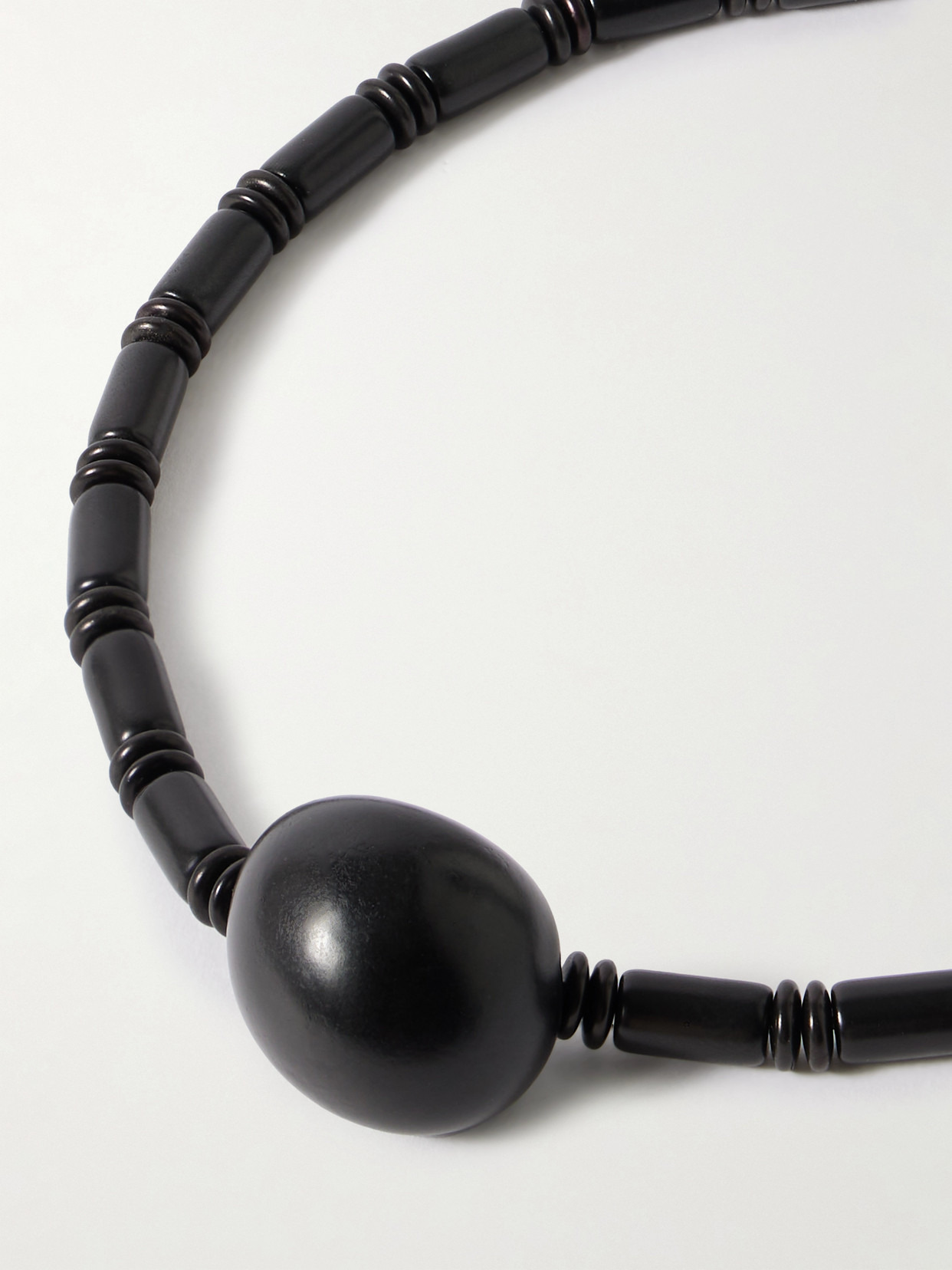 The Choker Tagua And Leather Necklace - 4