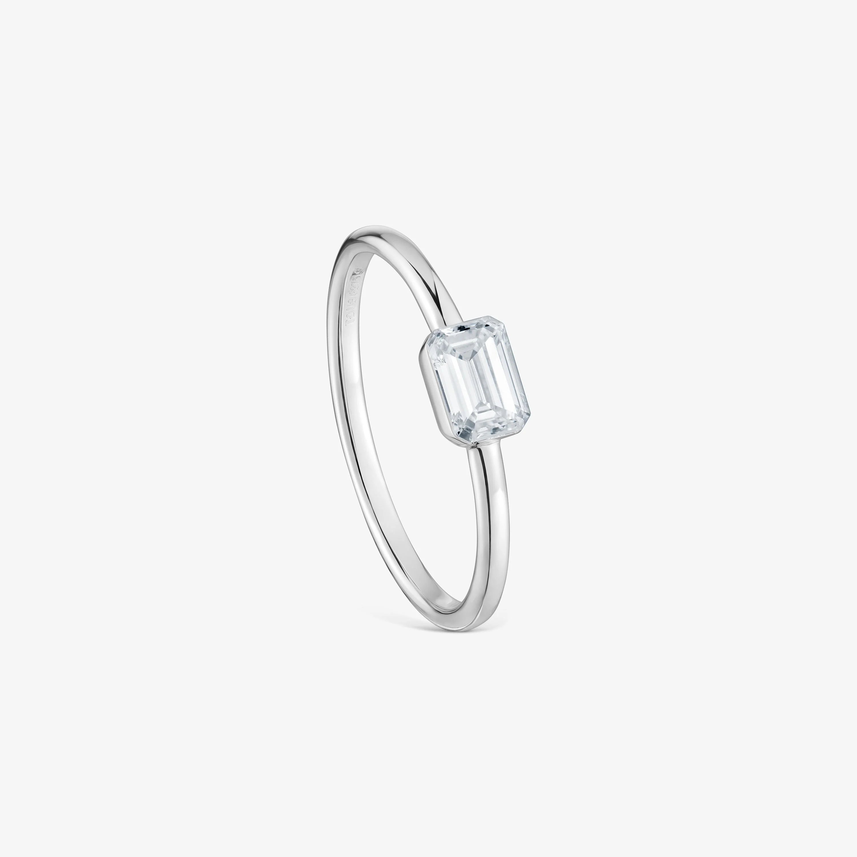9kt white gold and lab-grown diamond Ring TOUS Irisé LGD - 1