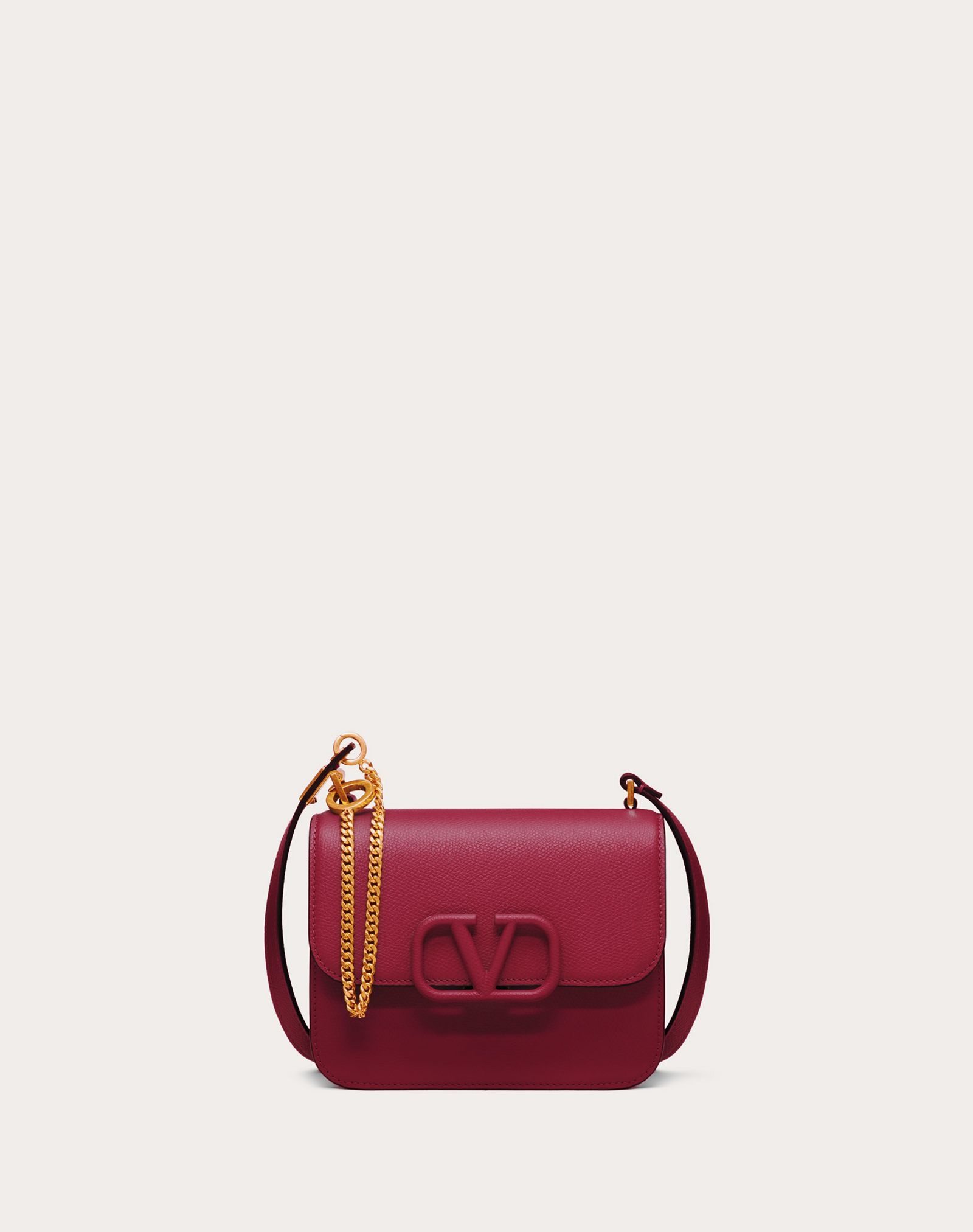 Small VSLING Grainy Calfskin Shoulder Bag - 1