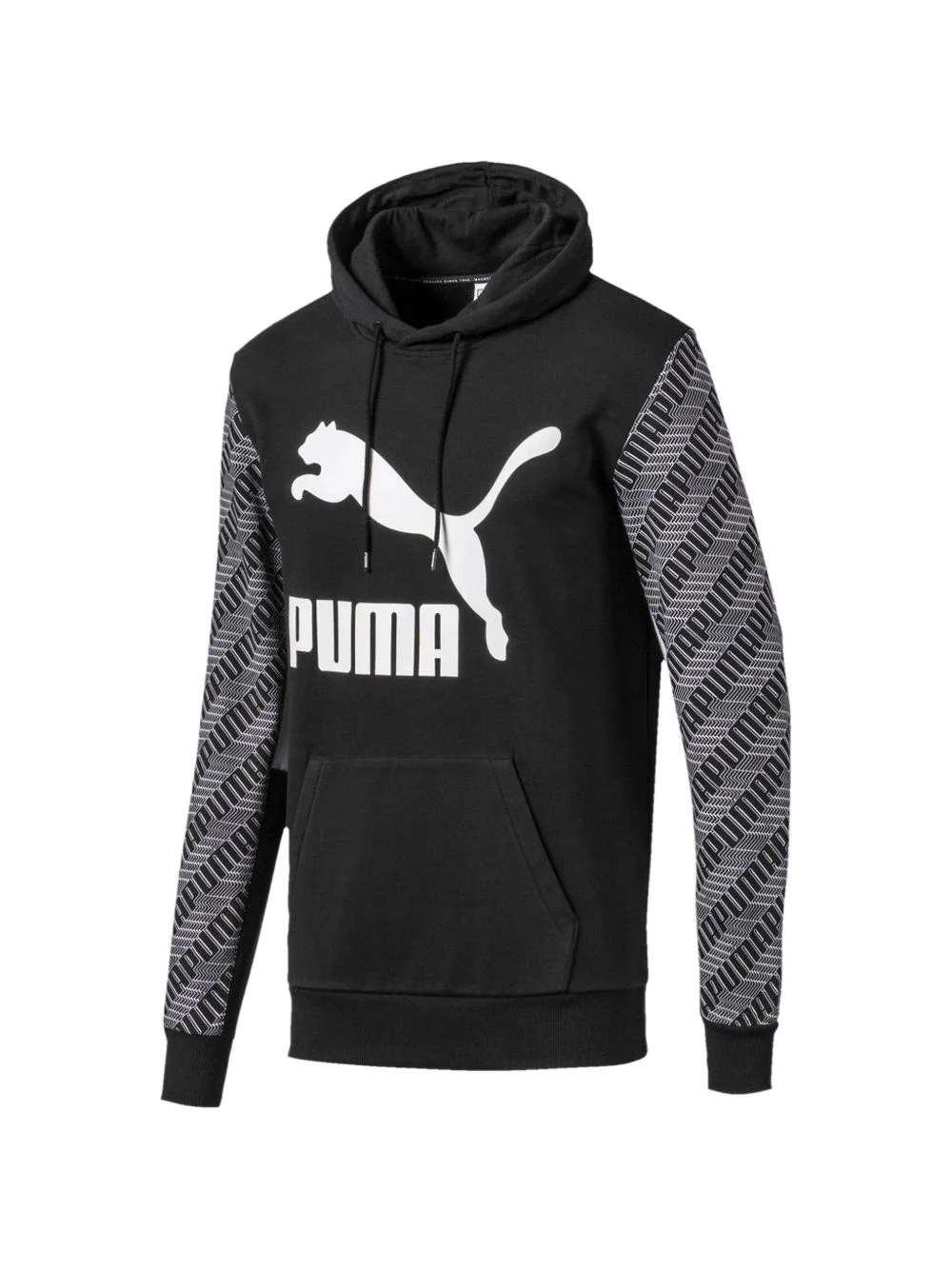 logo-print hoodie - 1