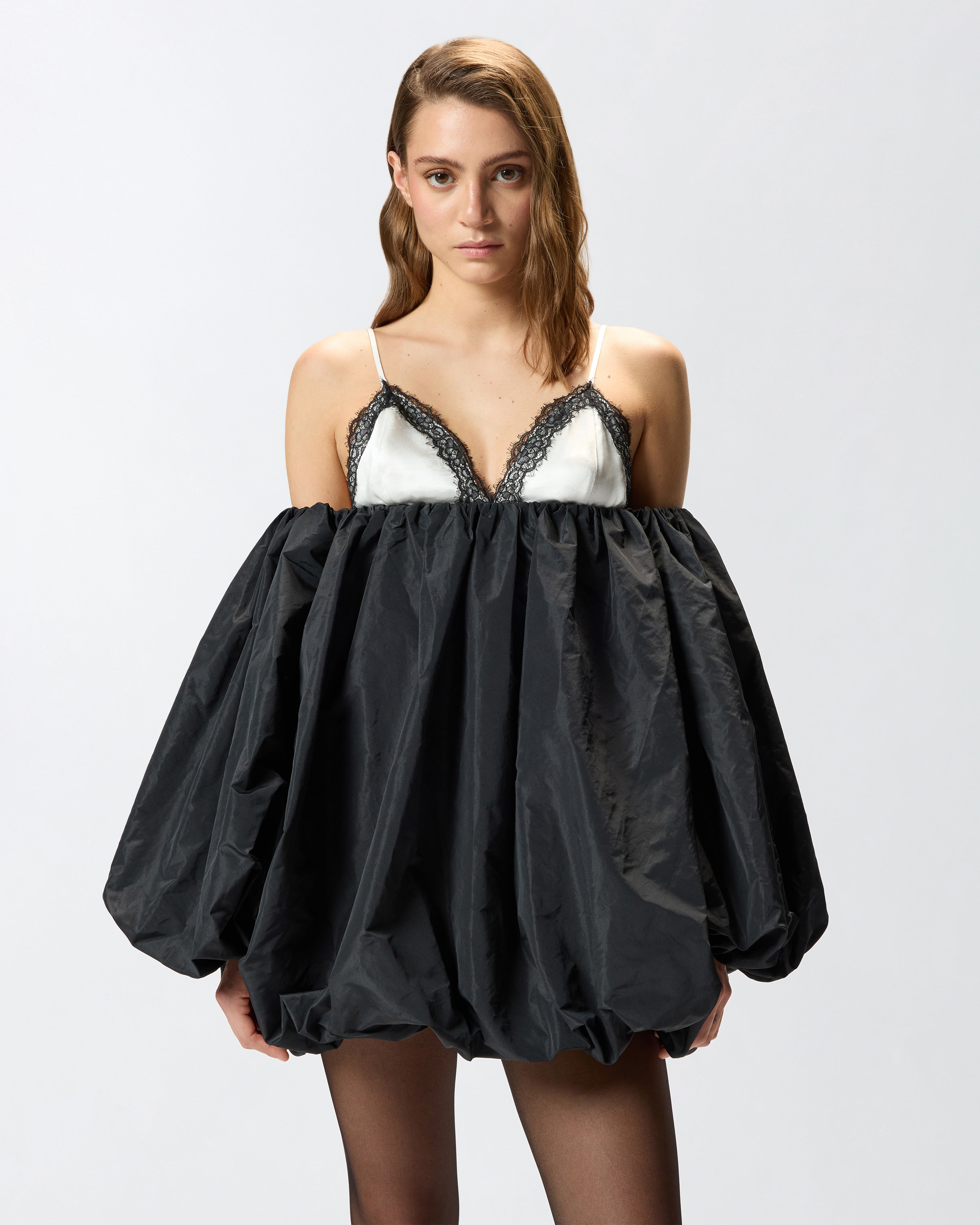 BALLOON-EFFECT MINI DRESS - 2