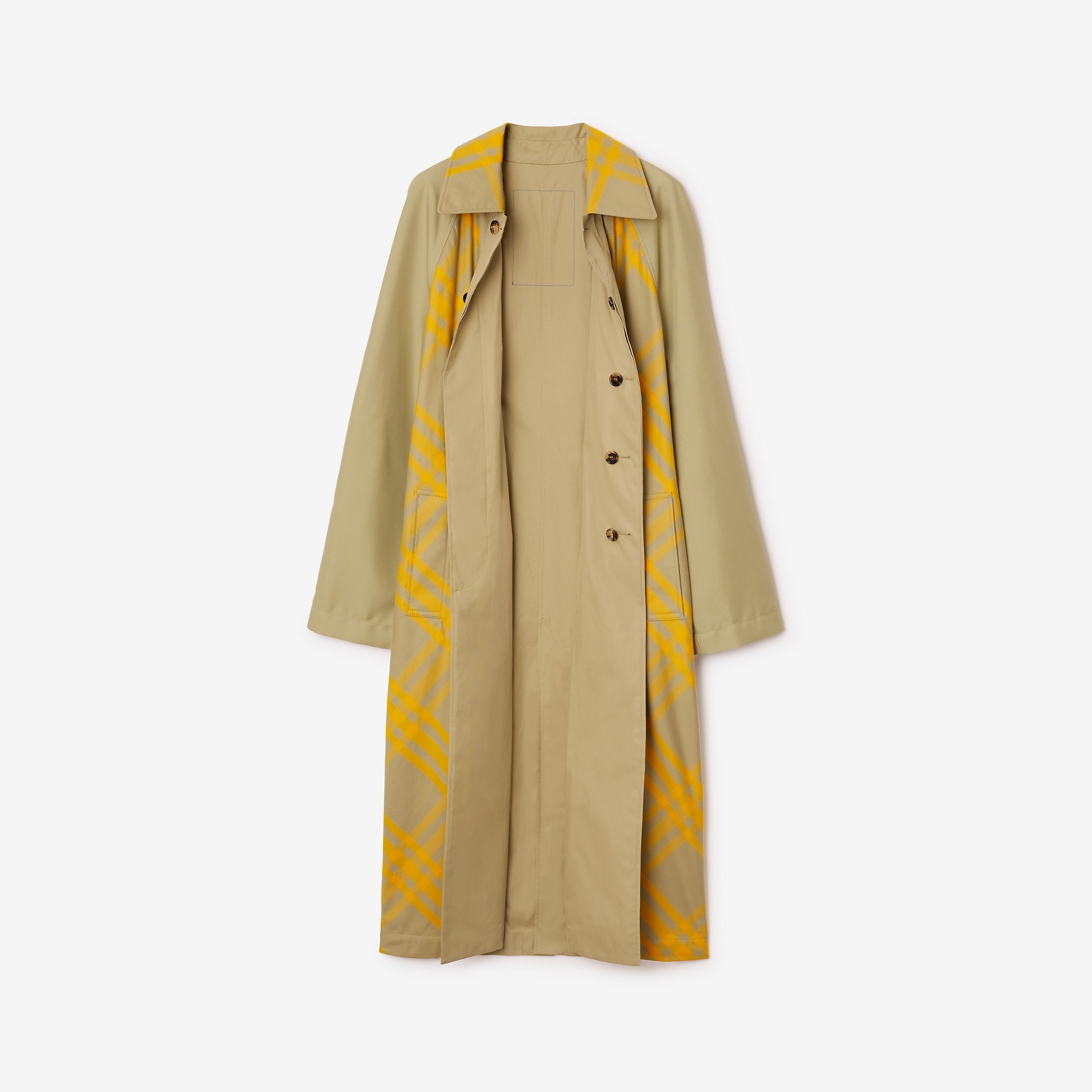 Burberry Long Bradford Reversible Car Coat | REVERSIBLE