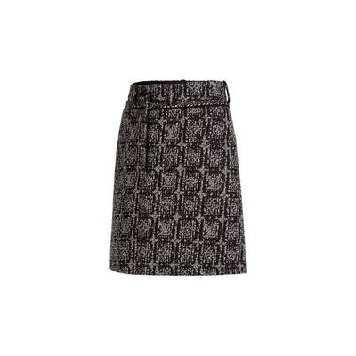 Louis Vuitton Metallic Lurex Monogram Tweed A-Line Skirt  outlook