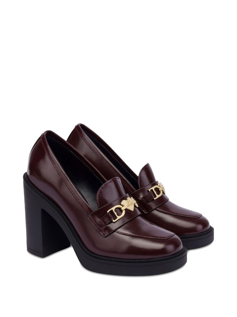 Moschino leather pumps outlook