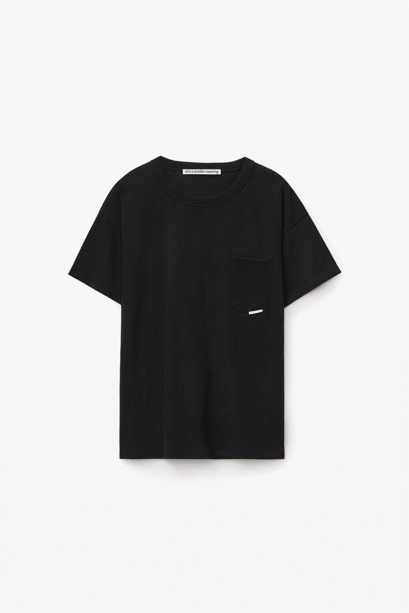 POCKET TEE IN HIGH TWIST JERSEY 1