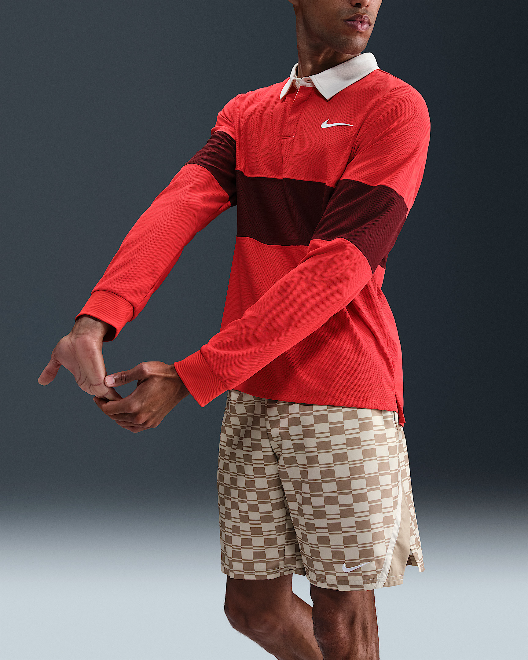 NikeCourt Slam Men's Dri-FIT ADV Long-Sleeve Tennis Polo - 3